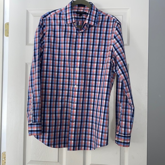 Banana Republic Men Camden Fit non iron plaid button down, size M - Picture 1 of 5